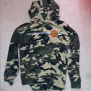 Camo Santa Cruz Hoodie